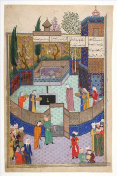 Islamique Miniature 10 Peinture à l'huile
